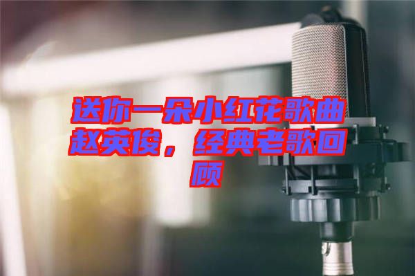 送你一朵小紅花歌曲趙英俊，經(jīng)典老歌回顧