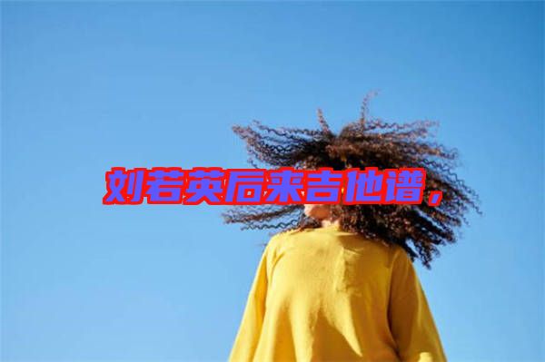 劉若英后來吉他譜，