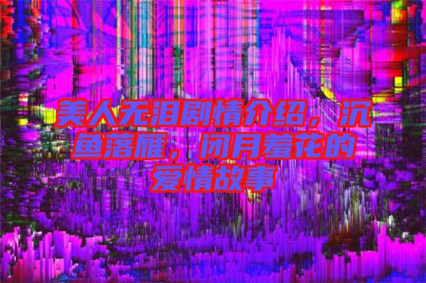 美人無淚劇情介紹，沉魚落雁，閉月羞花的愛情故事