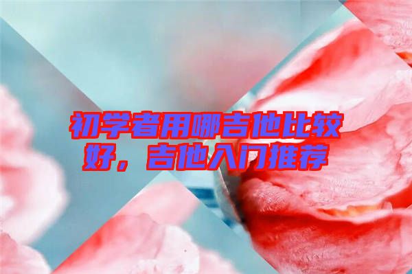 初學者用哪吉他比較好，吉他入門推薦