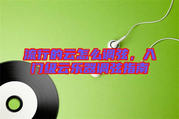 流行的云怎么調(diào)弦，入門級云樂器調(diào)弦指南