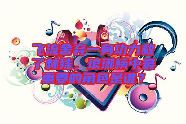 飛流舍棄一身功力救了林殊，瑯琊榜中最重要的角色是誰？
